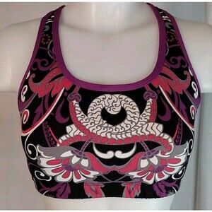 Athleta‎ Women's Floral Sportswear Athletic Bra Top Size Small